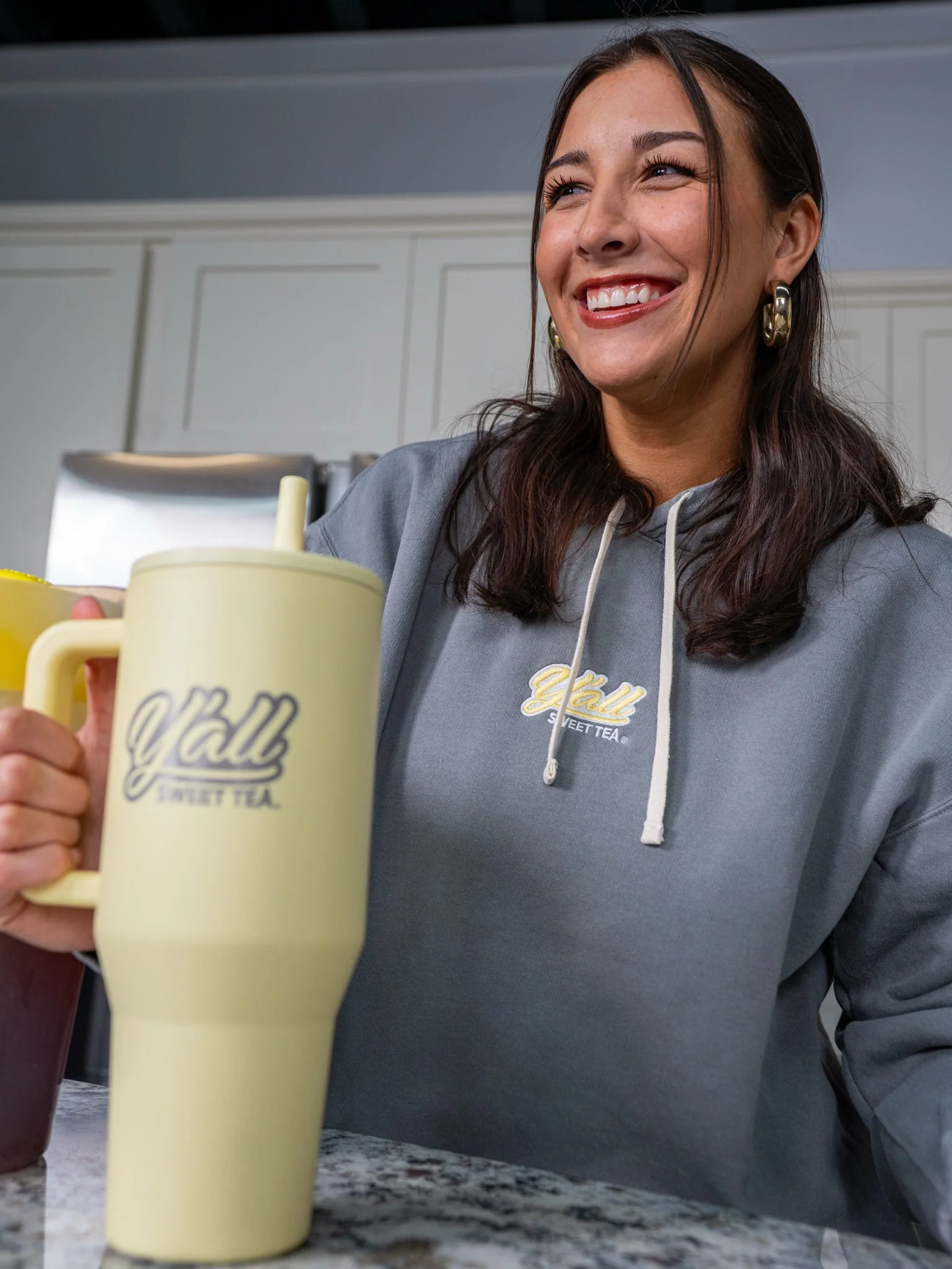 Y'all Embroidered Hoodie - Image 2